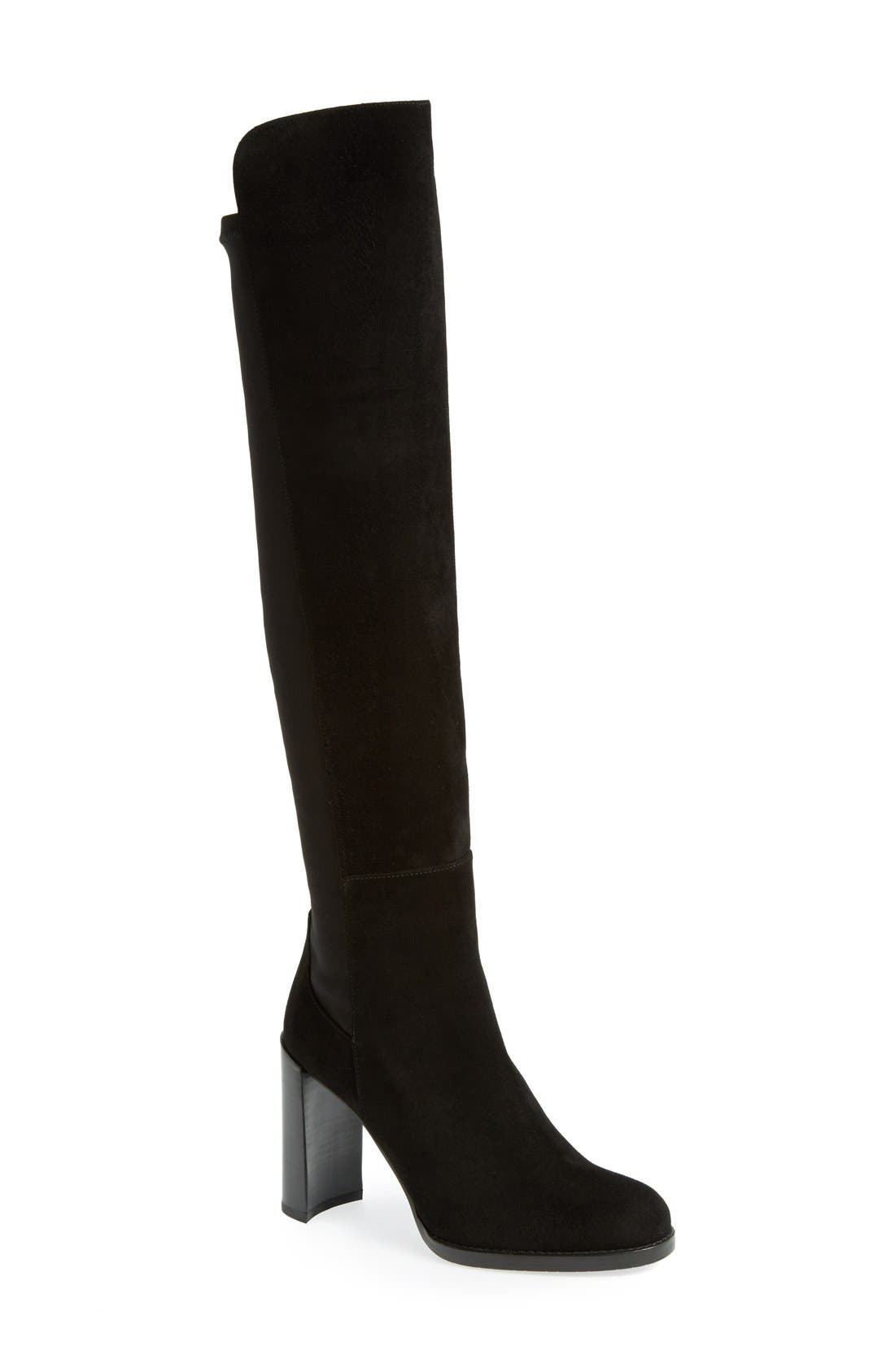 Stuart Weitzman 'Hijack' Over the Knee Boot, Main, color, 