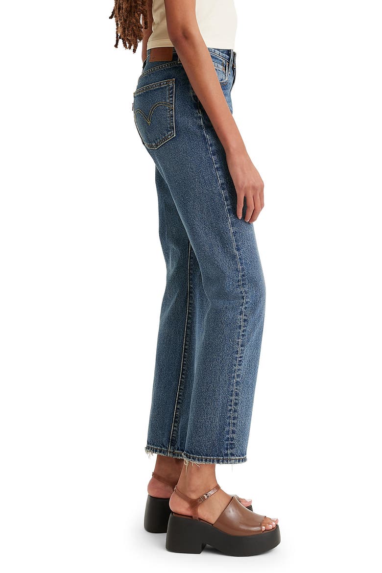 501® Ripped High Waist Straight Leg Jeans, Alternate, color, MYSTICAL MAGIC