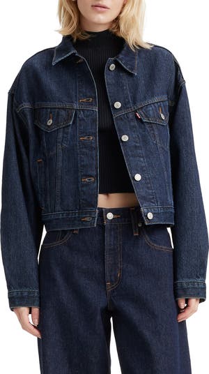 Shrunken '90s Denim Trucker Jacket