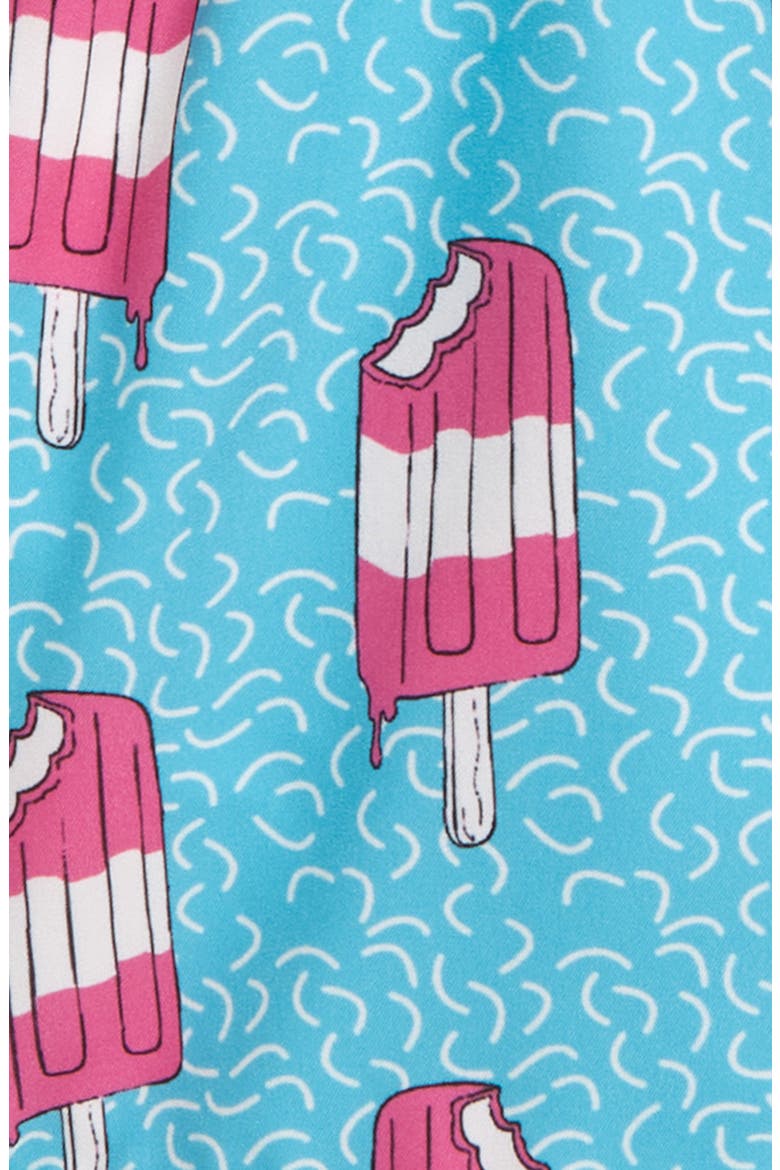 Kids' Disruptor Print Swim Trunks, Alternate, color, POPSICLE PARTY/ TEAL
