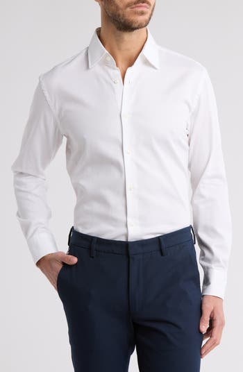 BOSS Max Kent Slim Fit Cotton Dress Shirt | Nordstromrack