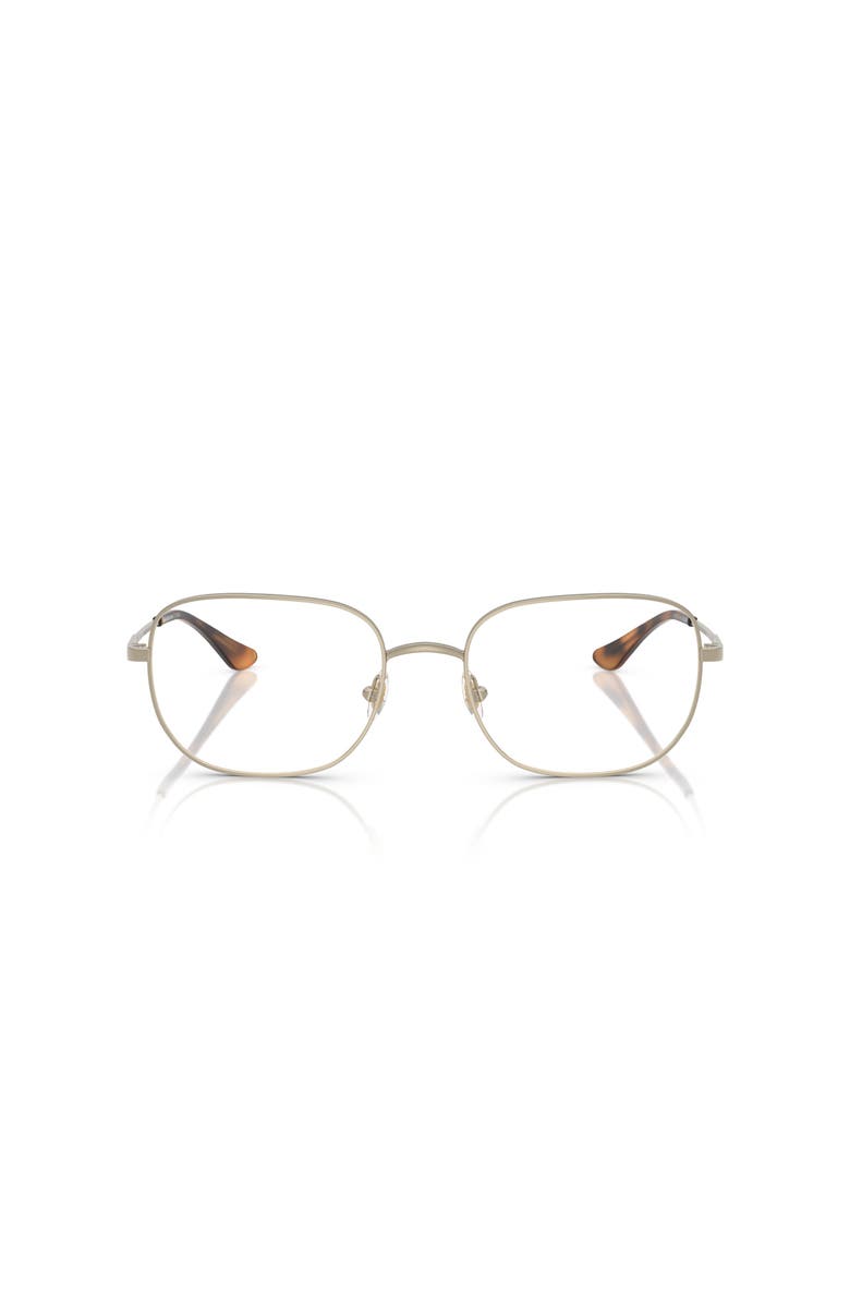 Brooks Brothers 54mm Oval optical glasses, Alternate, color, Gold