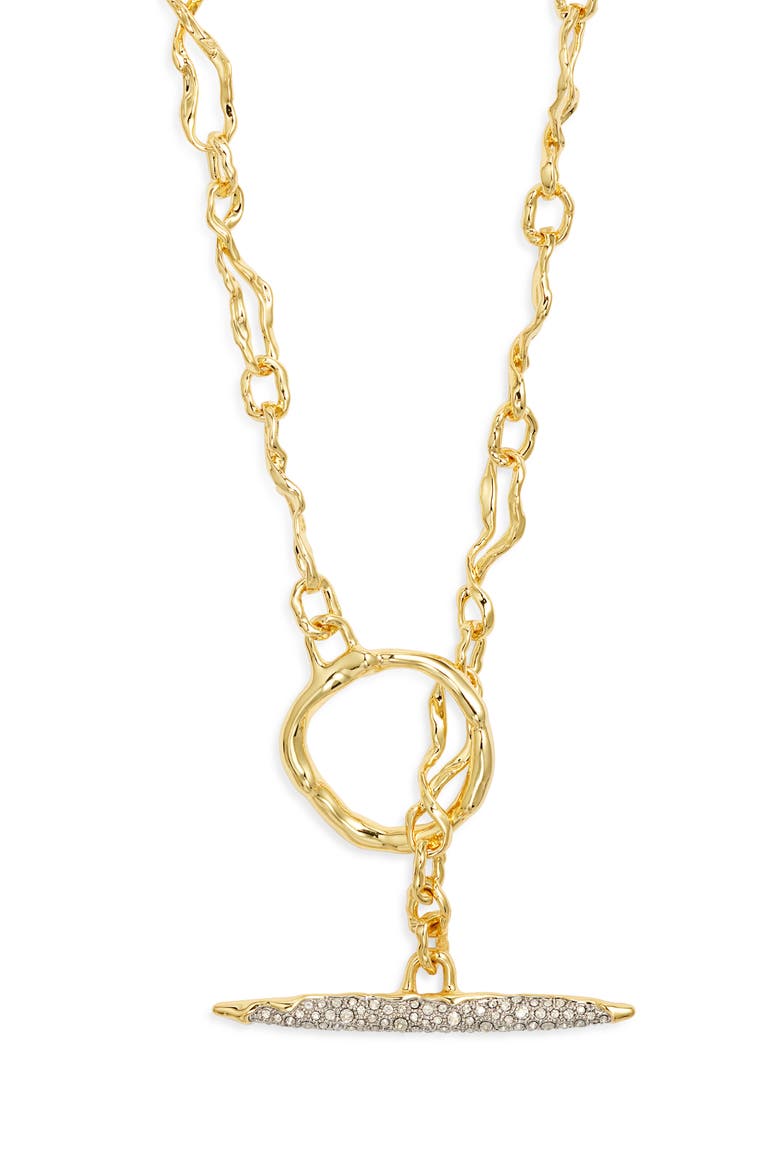 Solanales Crystal Toggle Pendant Necklace, Main, color, CRYSTALS