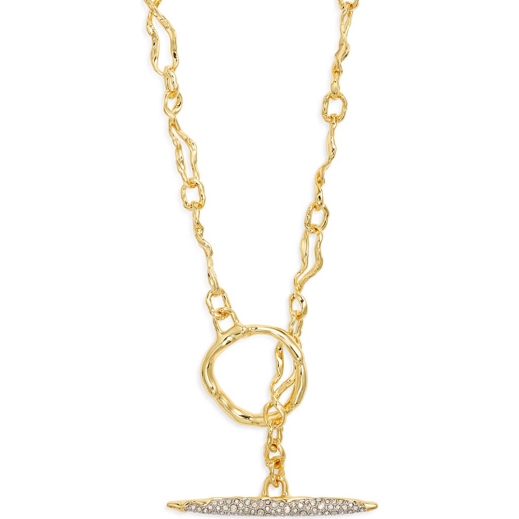 Alexis Bittar Solanales Crystal Toggle Pendant Necklace In Crystals