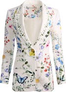 Alice + Olivia Breann Floral Print Blazer