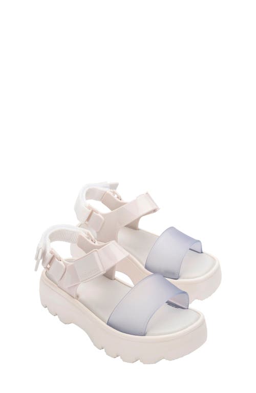 Mini Melissa Kids' Kick Off Platform Sandal In White