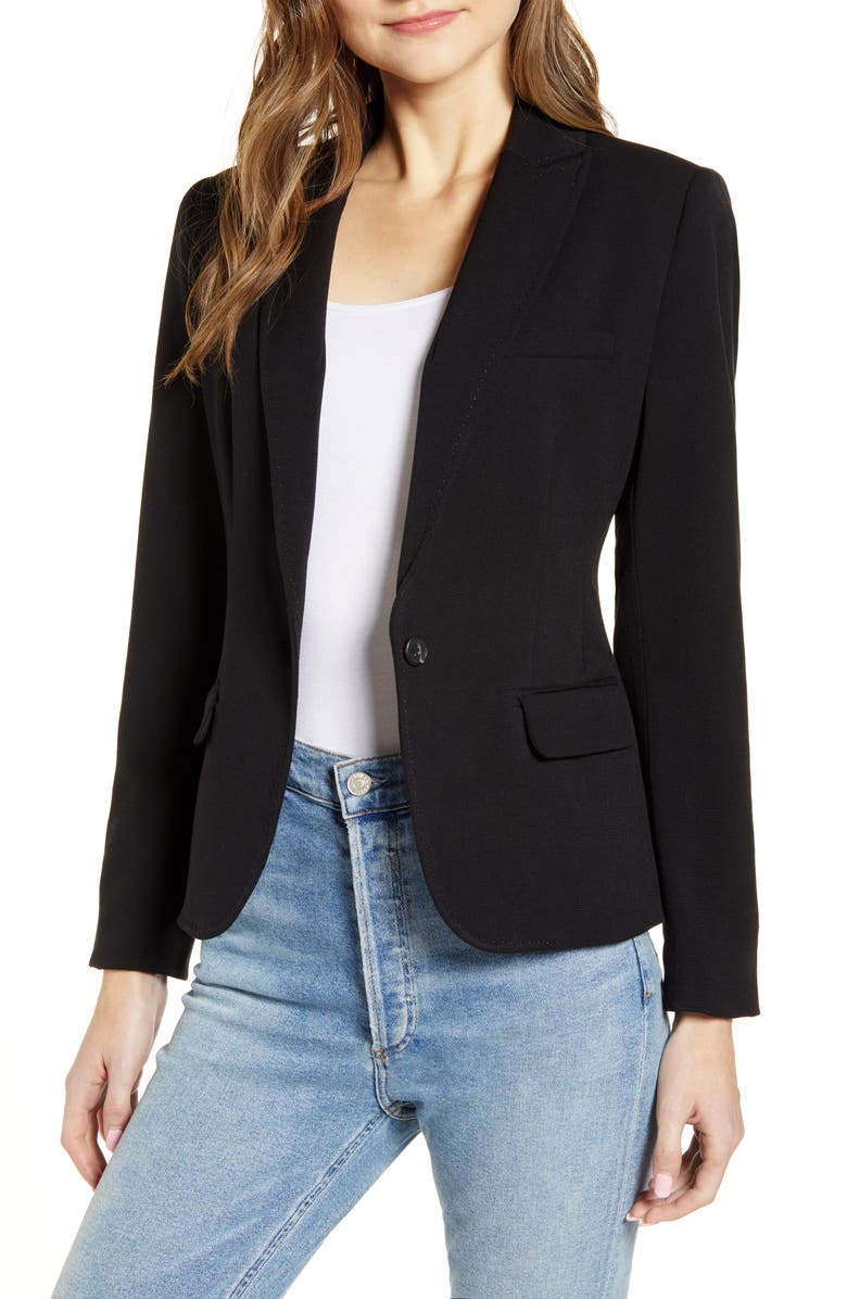 Vince Camuto Nina Classic Notched Collar Blazer, Main, color,