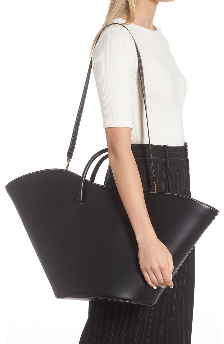 Little Liffner Large Tulip Leather Tote, Alternate, color,