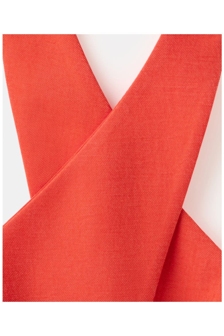 Cross Neck Halter Top, Alternate, color, CLEMENTINE