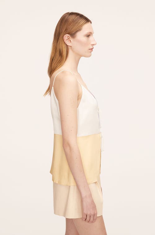 REBECCA TAYLOR REBECCA TAYLOR COLOR-BLOCKED TWILL CAMISOLE 