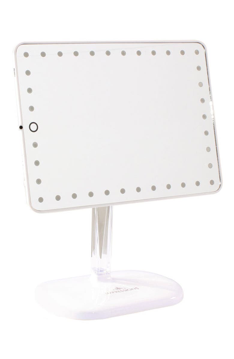 Impressions Vanity Co. Bling Touch Pro LED Makeup Mirror with Bluetooth<sup>®</sup> Audio & Speakerphone, Alternate, color,
