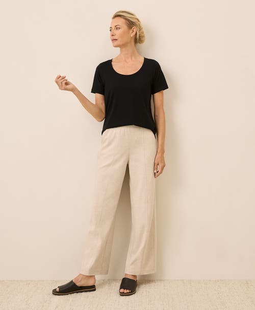 Pact Organic Cotton Softspun Scoop Neck Tee In Black