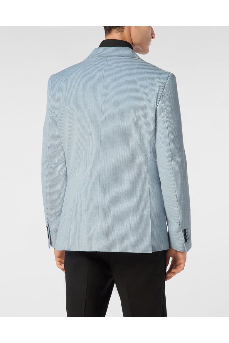 Velvet Gabardine Blazer Flicky Fit Men, Alternate, color, lightblue