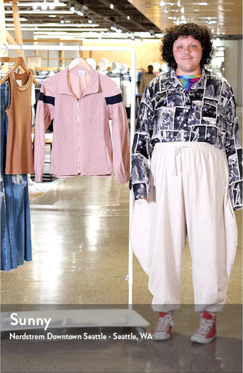 Missy Water Repellent Smocked Jacket, sales video thumbnail