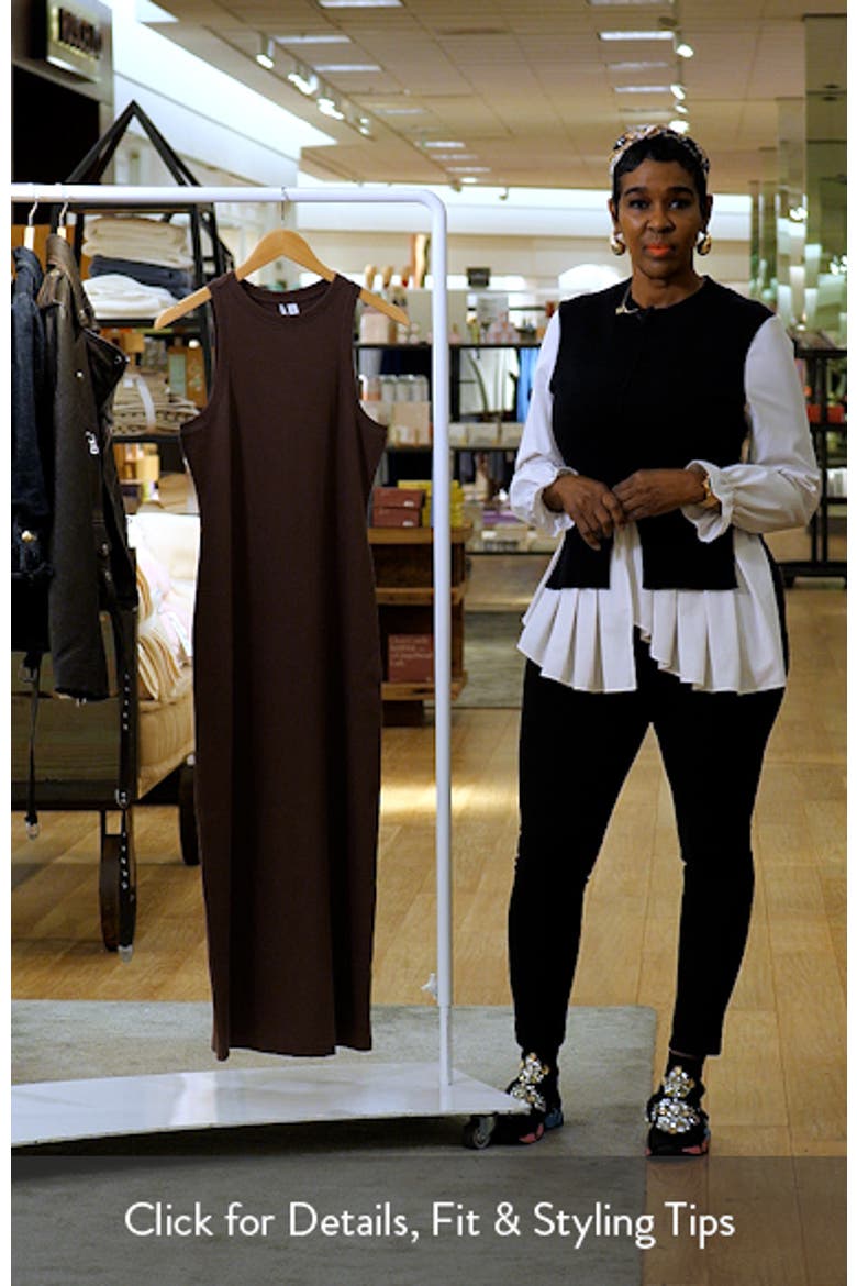 Stretch Cotton Microrib Tank Dress video