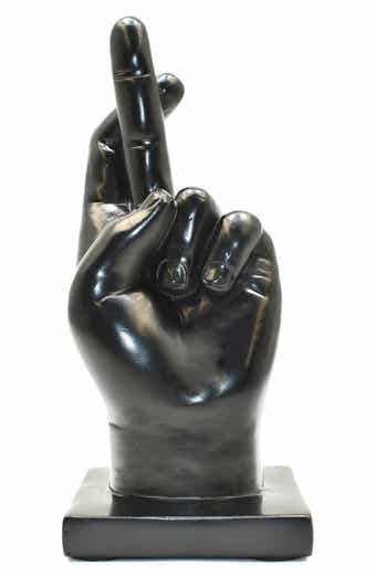 Fingers Crossed Sculpture