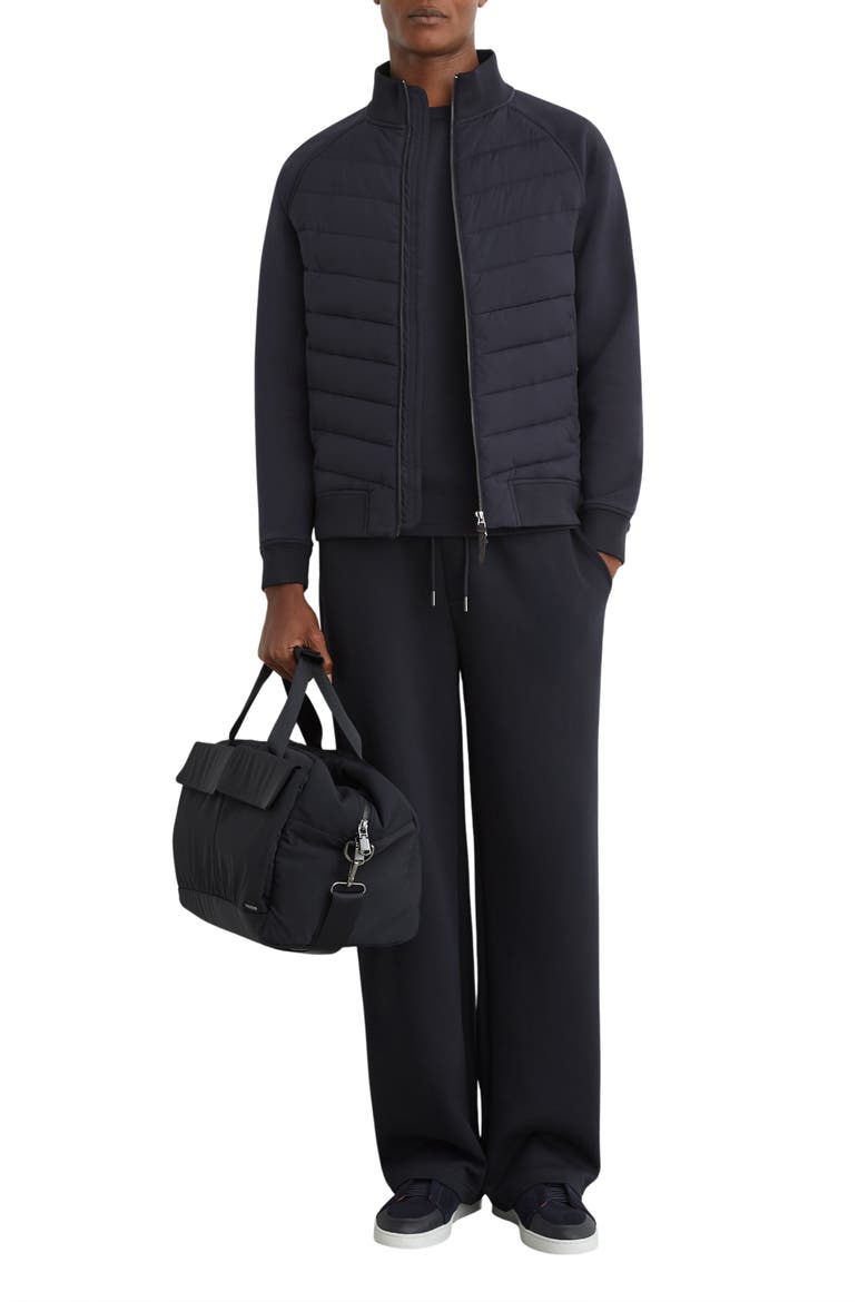 Calvorn Quilted Hybrid Jacket, Alternate, color, NAVY