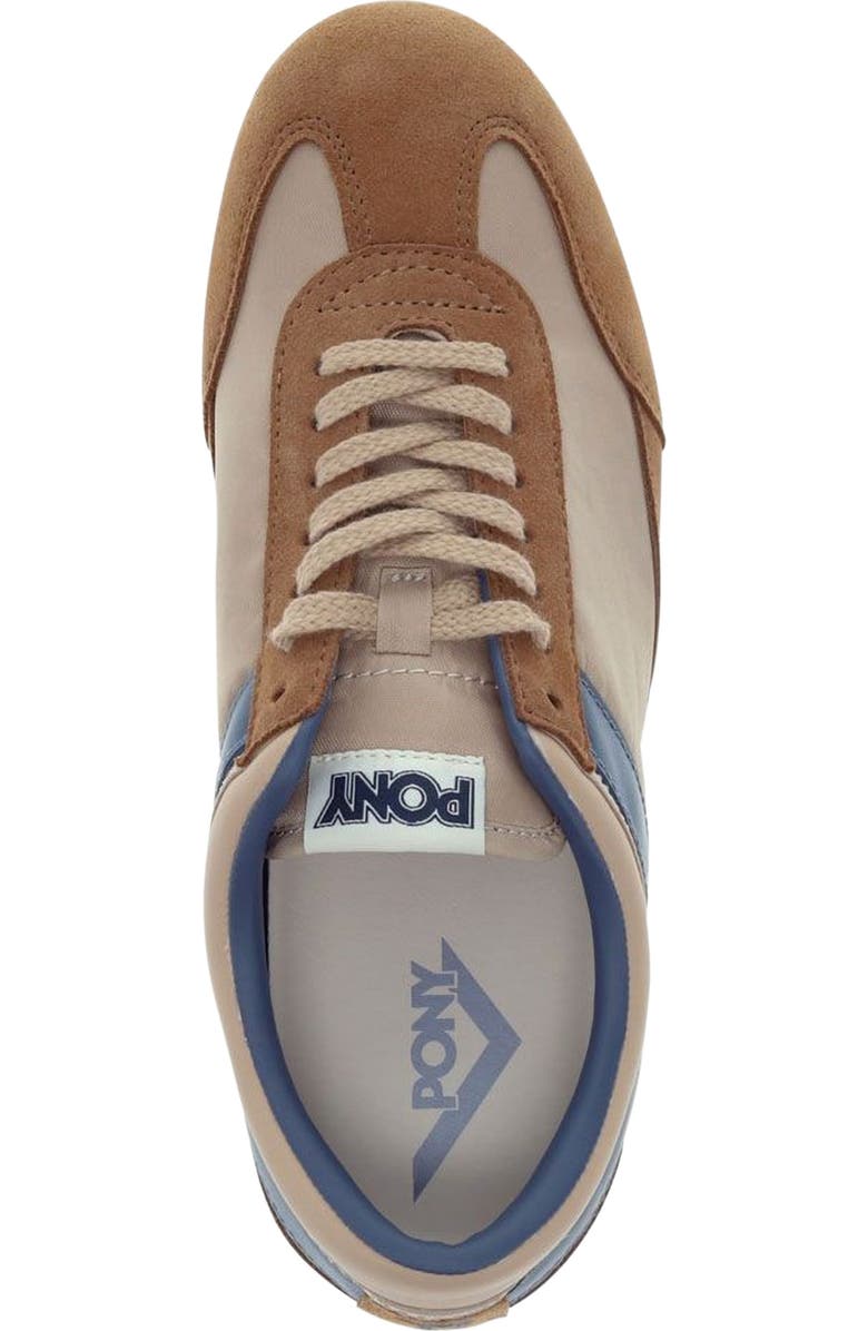 PONY Racer Sneakers, Alternate, color, Tan/Brown/Blue