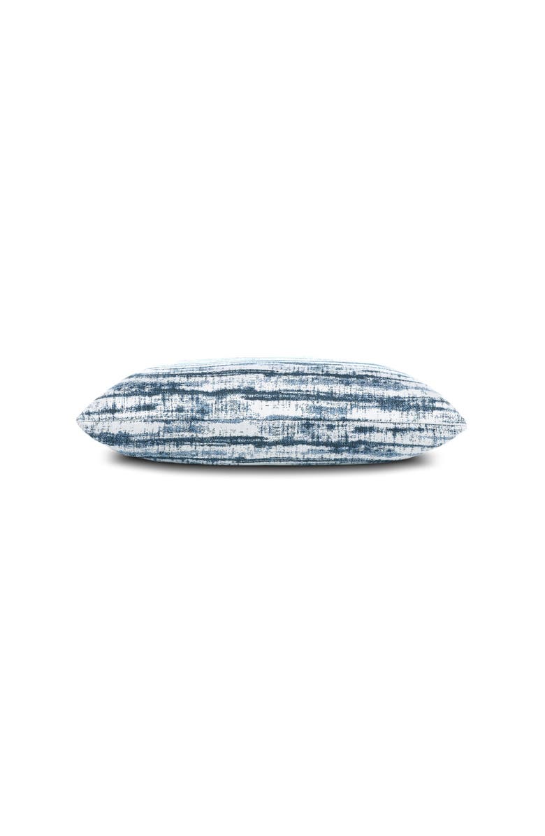 Elaine Smith Linear Indigo Indoor & Outdoor Woven Accent Square Pillow, Alternate, color, Indigo
