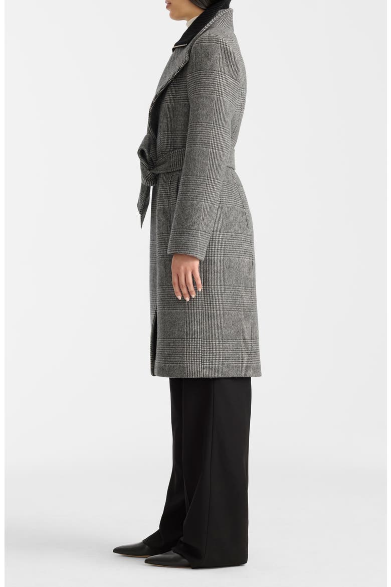 Norita Wool Coat, Alternate, color, BLACK-CREAM