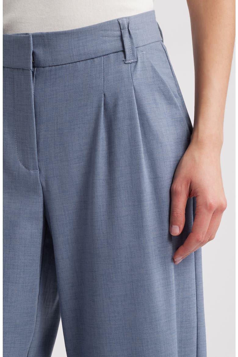 Skyrise Pleated Barrel Pants, Alternate, color, INFINITY BLUE