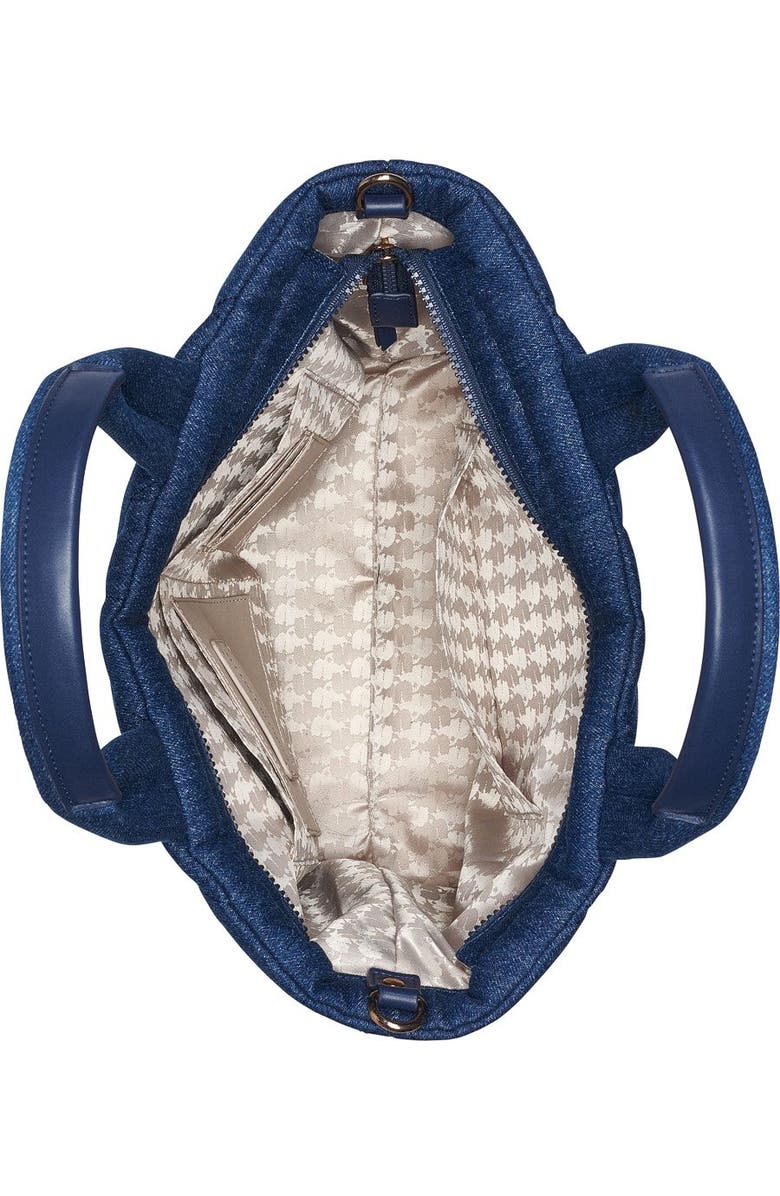 KARL LAGERFELD PARIS Voyage Tote, Alternate, color, Washed Denim