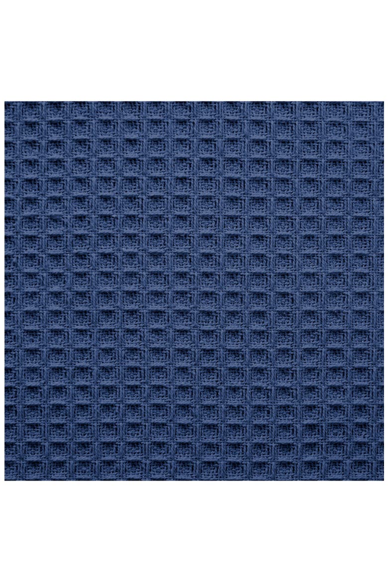 Cotton Waffle Blanket, Alternate, color, NAVY