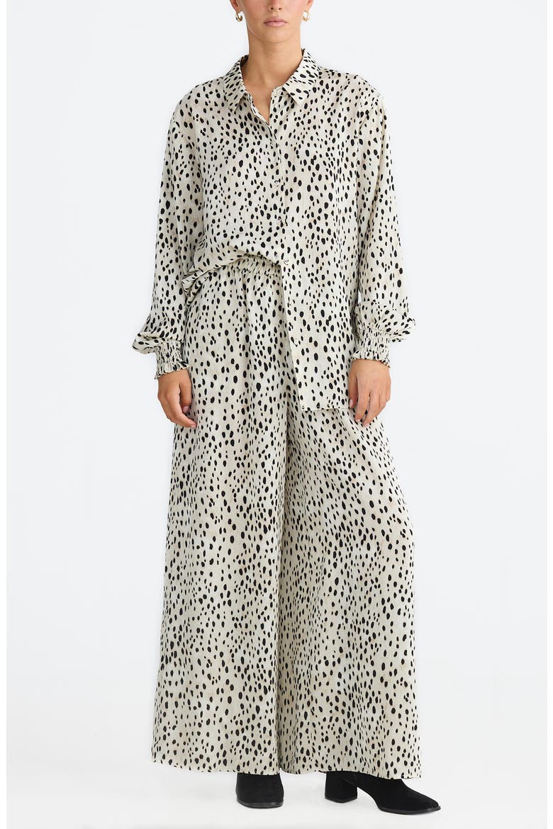Liza Print Wide Leg Pants, Alternate, color, OCELOT