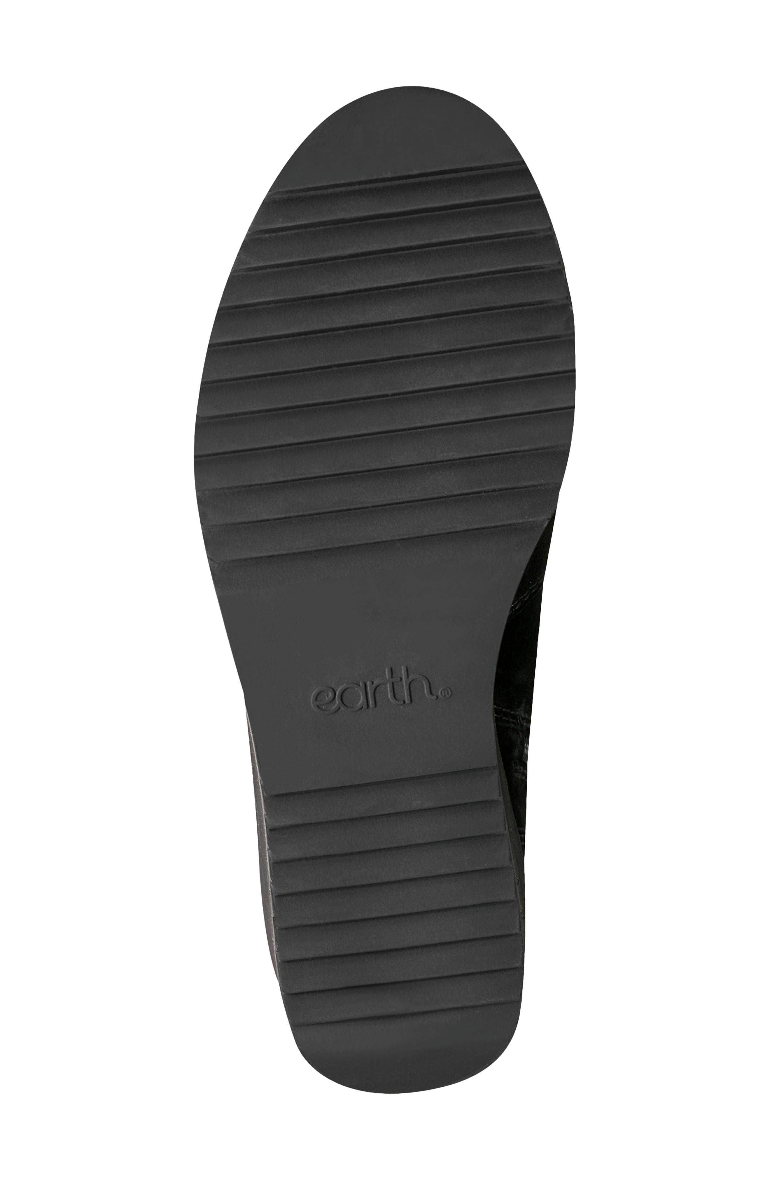 Earth<sup>®</sup> Cinto Platform Wedge Bootie, Alternate, color, Black Suede