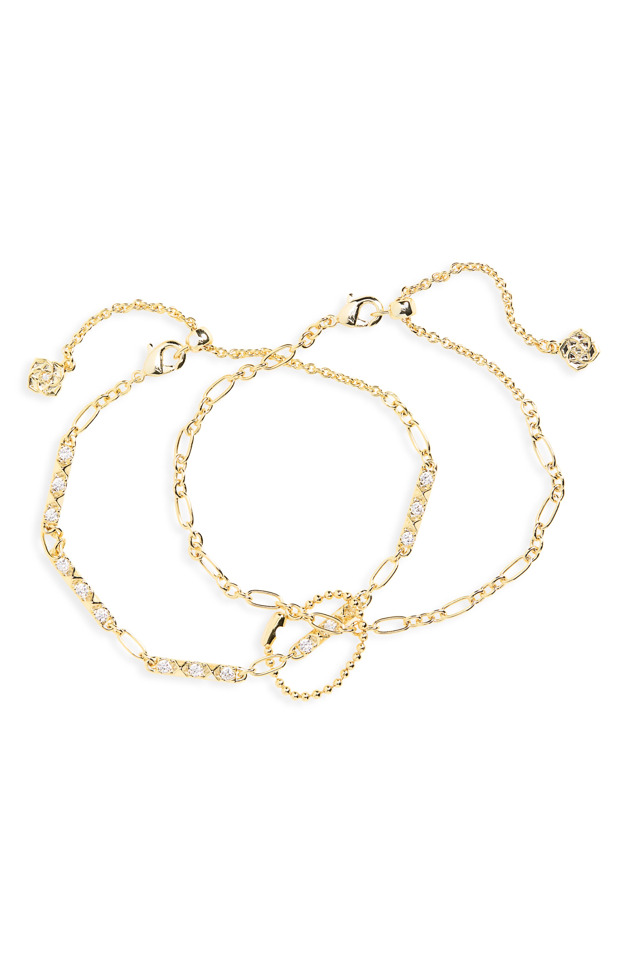 selected GOLD/ WHITE CZ