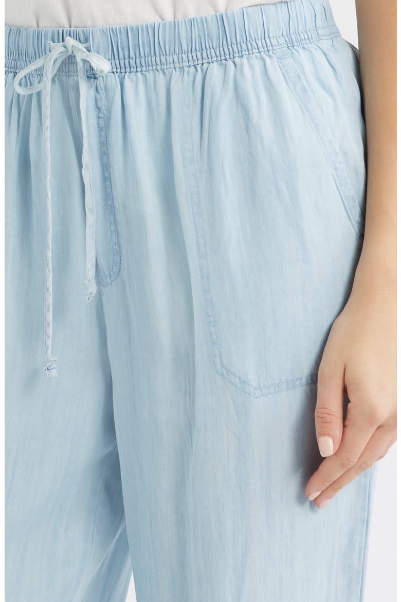 Ronni Chambray Pants, Alternate, color, BLEACH WASH