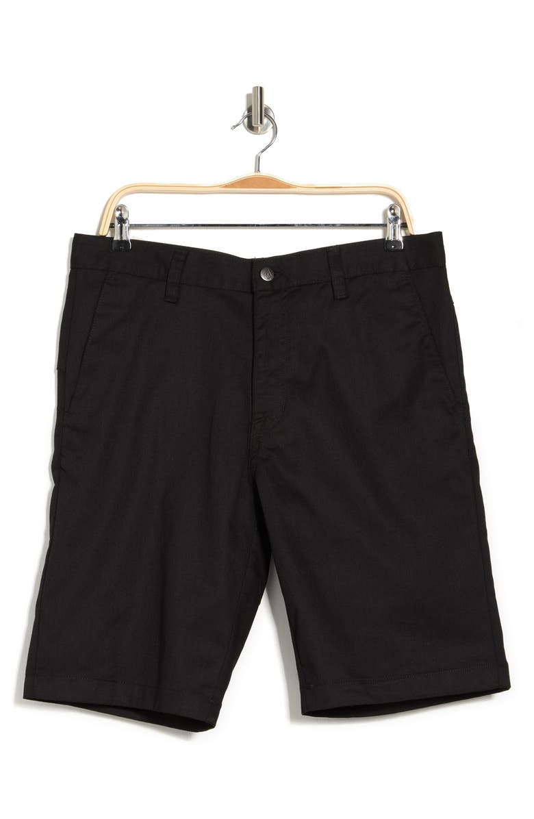 Volcom Monty Stretch Shorts, Alternate, color, Black 3