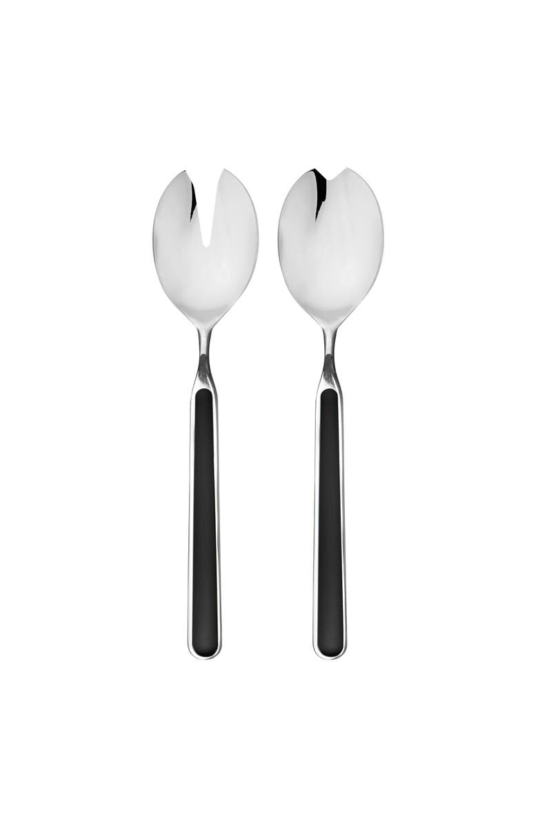 Mepra Fantasia Salad Serving Set - 2 Pieces, Main, color, Black