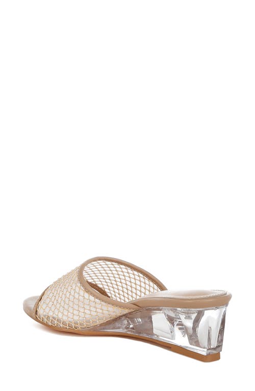 London Rag Tempra Wedge Sandal In Beige