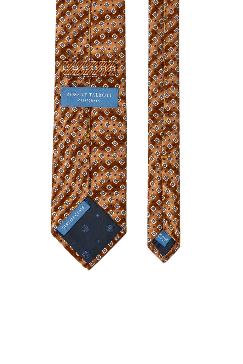 Robert Geo Neat Best of Class Necktie, Alternate, color, Orange