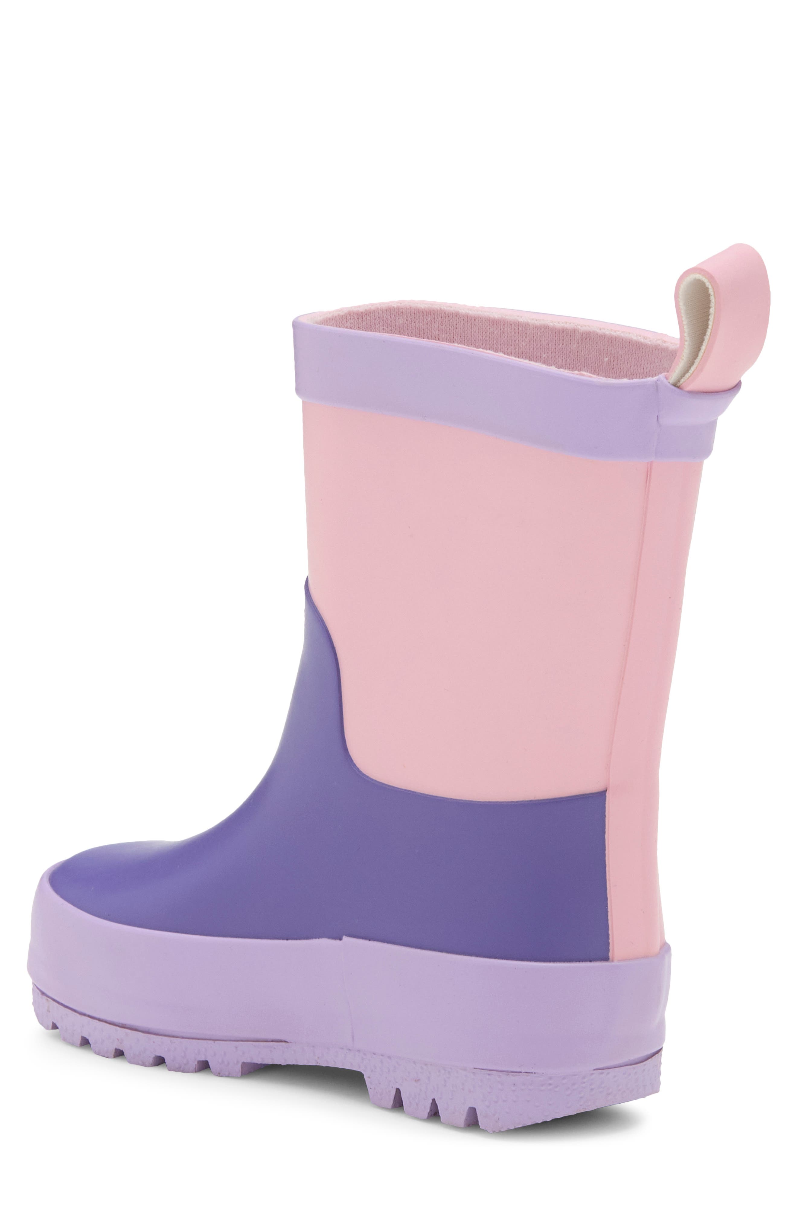 Kids' Misty Rain Boot, Alternate, color, PURPLE MULTI