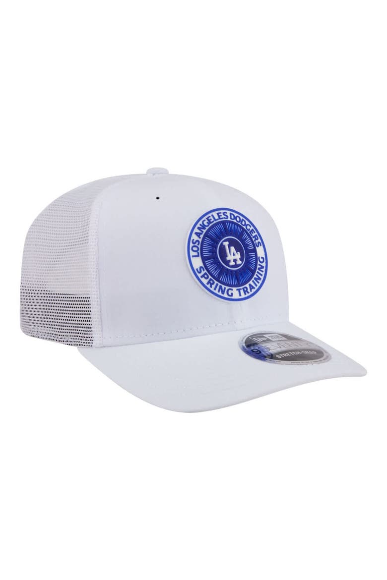 Men's New Era  White Los Angeles Dodgers 2026 Spring Training Fan Pack 9SEVENTY Adjustable Trucker Hat, Alternate, color, White