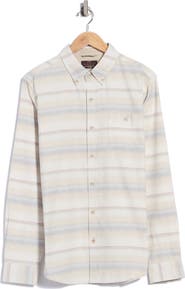 Weatherproof® End on End Ticking Long Sleeve Button-Down Shirt