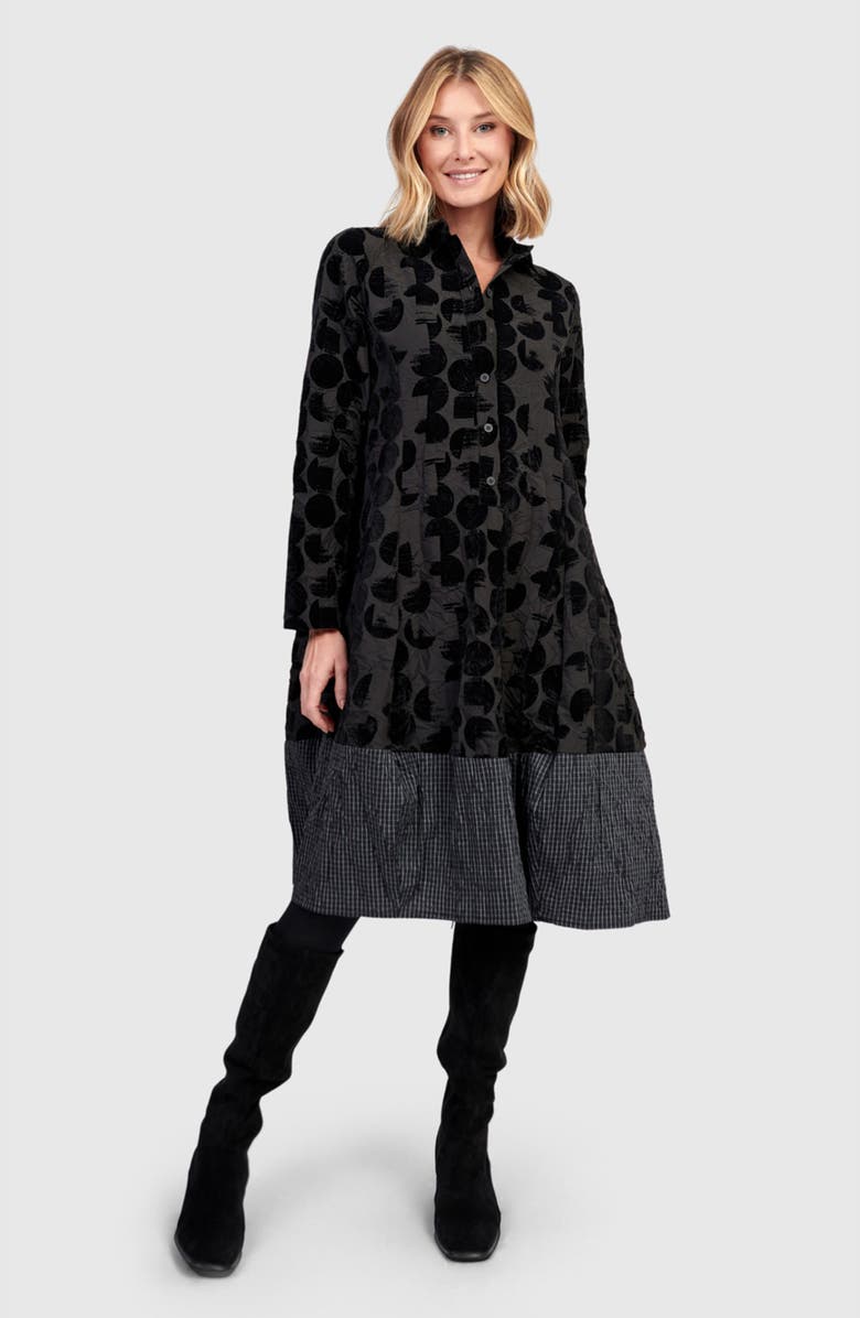 Alembika Eclipse Relaxed Cocoon Dress, Alternate, color, Crescent