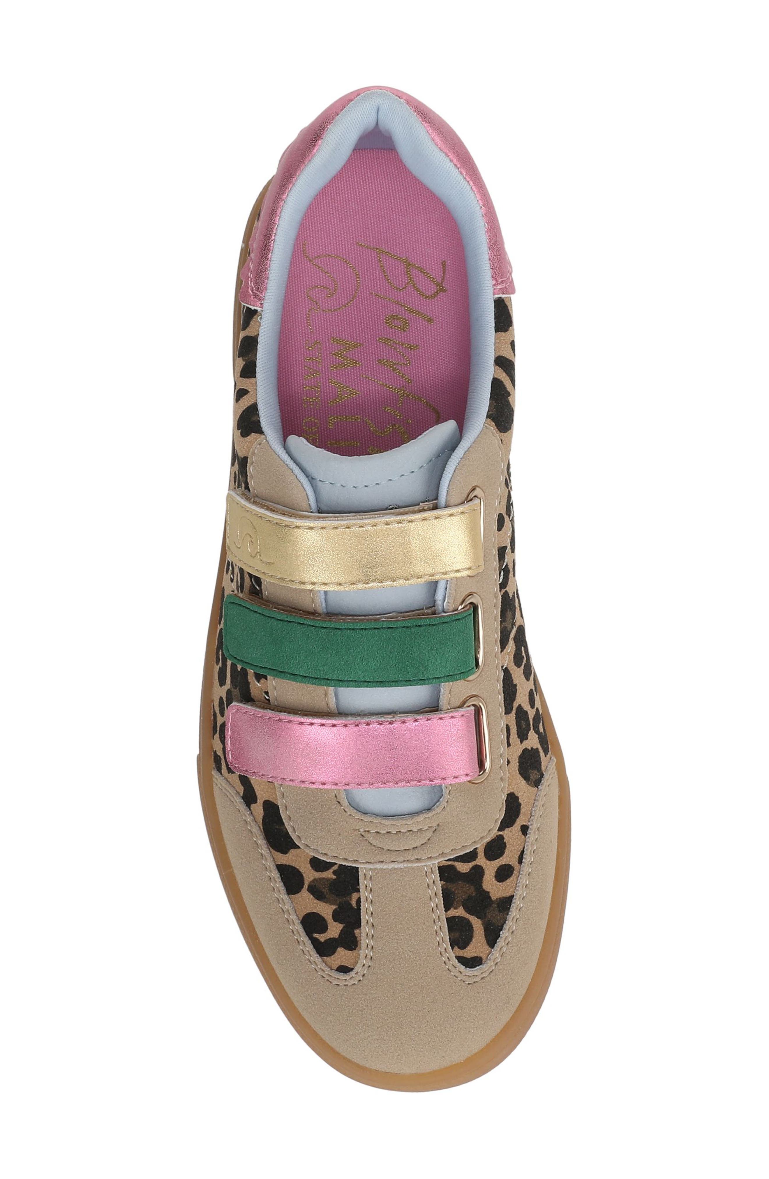 Blowfish Malibu Tucson Sneaker, Alternate, color, Leopard Multi Faux Suede