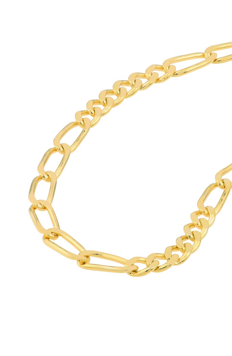 HAWLEY ST 14K Gold Classic Figaro Chain Bracelet, Alternate, color,