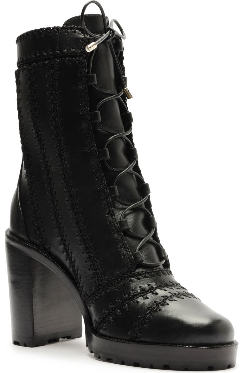 Alexandre Birman Regina Block Heel Combat Boot, Main, color,