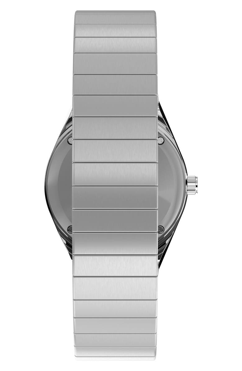 Timex<sup>®</sup> Q Timex<sup>®</sup> Mini 30mm Stainless Steel Expansion Band Watch, Alternate, color, Ice Blue/ Silver-Tone