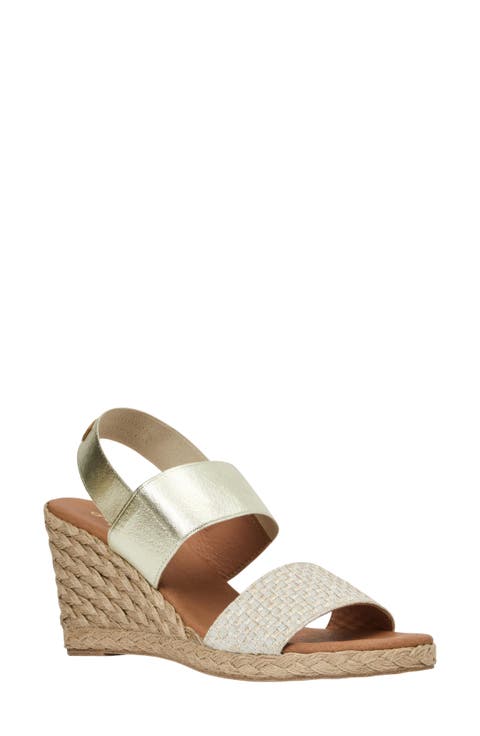 Allison Slingback Espadrille Platform Wedge Sandal (Women)