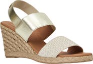 André Assous Allison Slingback Espadrille Platform Wedge Sandal