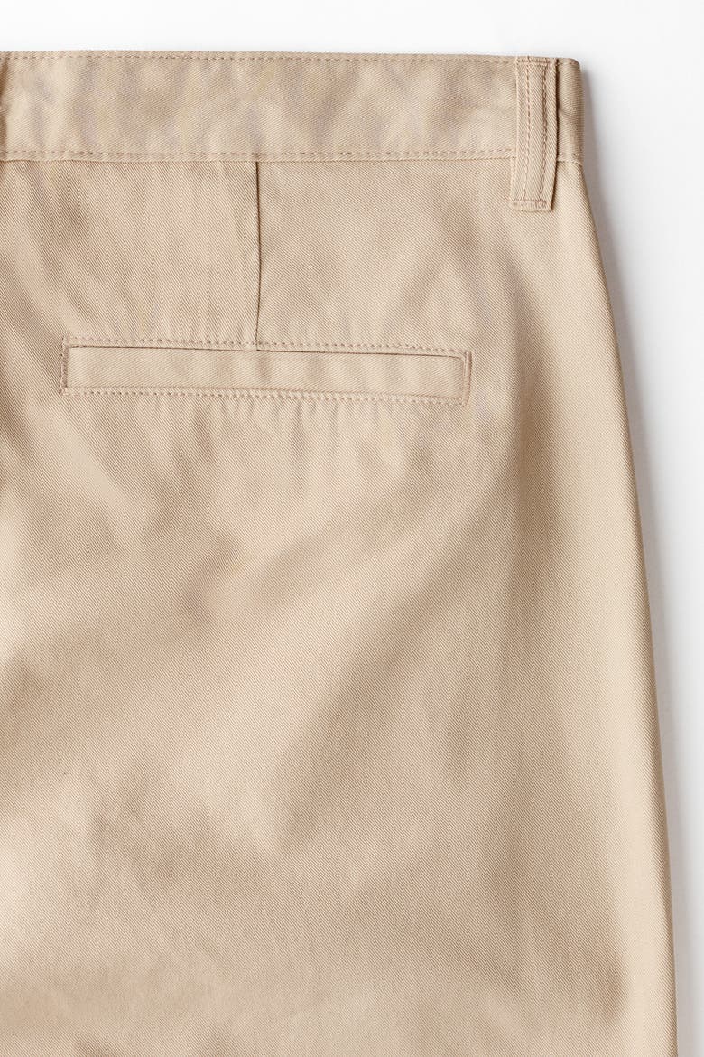 Relaxed-Fit Cotton Chinos, Alternate, color, Light beige