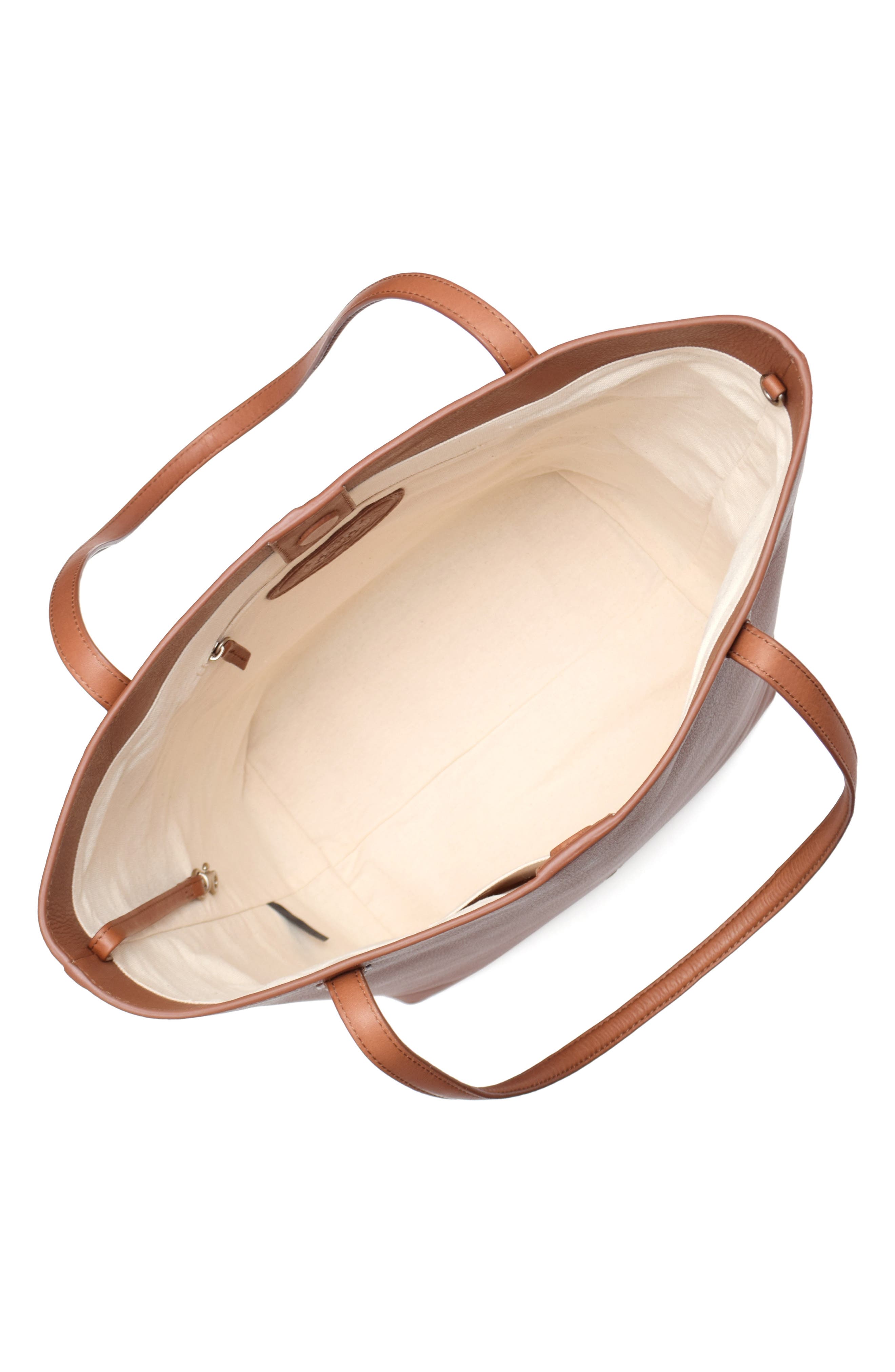 New Amsterdam Leatherworks Asher Large Tote, Alternate, color, Chestnut