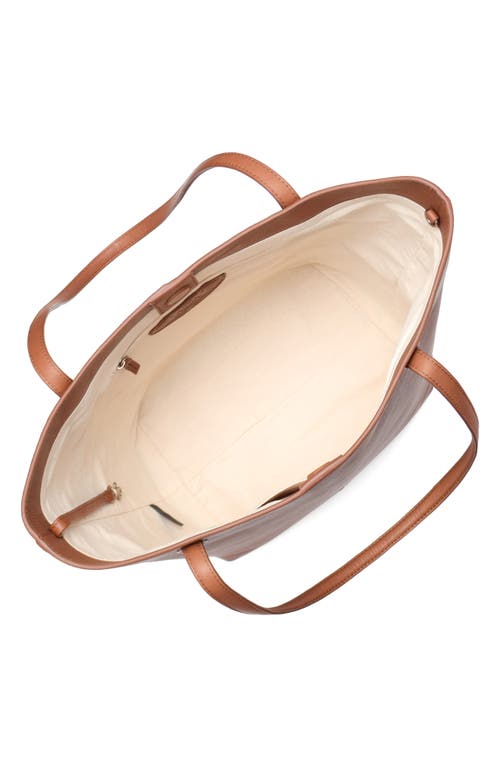 New Amsterdam Leatherworks Asher Large Tote In Brown