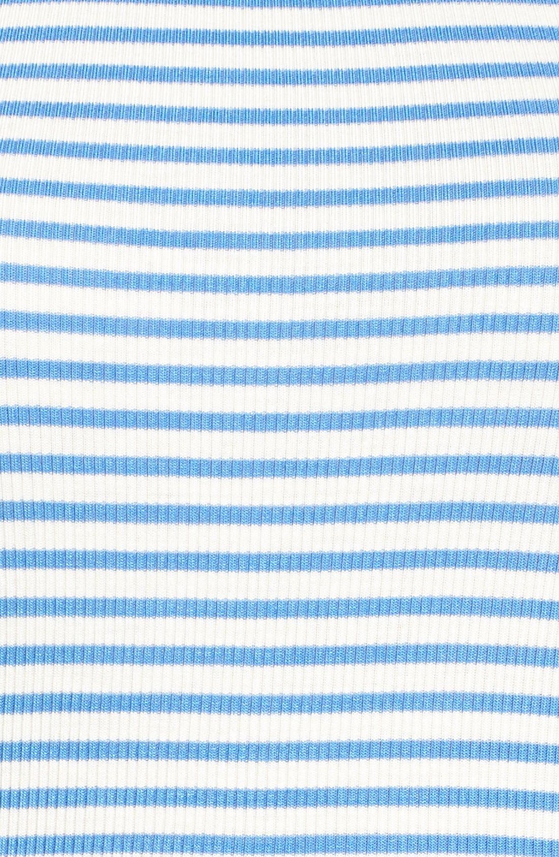 EVERLY Stripe Rib Knit Skater Dress (Women) | Nordstrom
