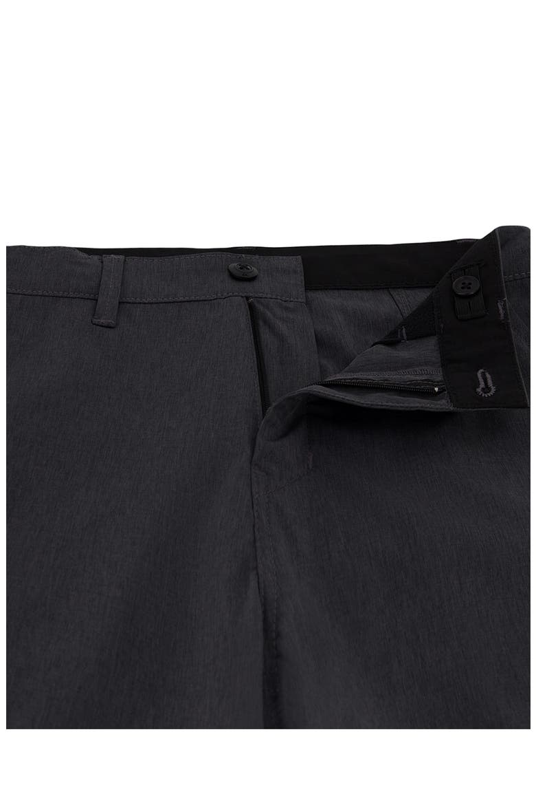 Miles Hybrid Shorts, Alternate, color, BLACK HEATHER